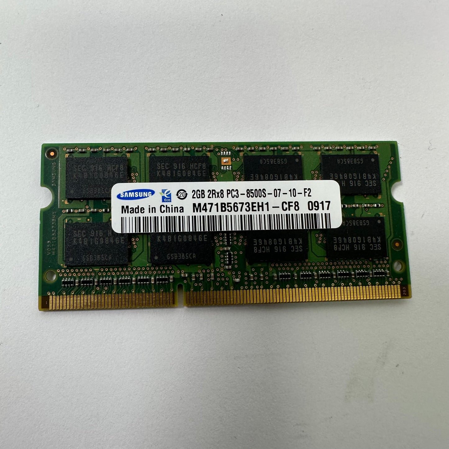 Samsung PC3-8500S 4GB (2x2GB) RAM DDR3 1066MHz M471B5673EH1-CF8