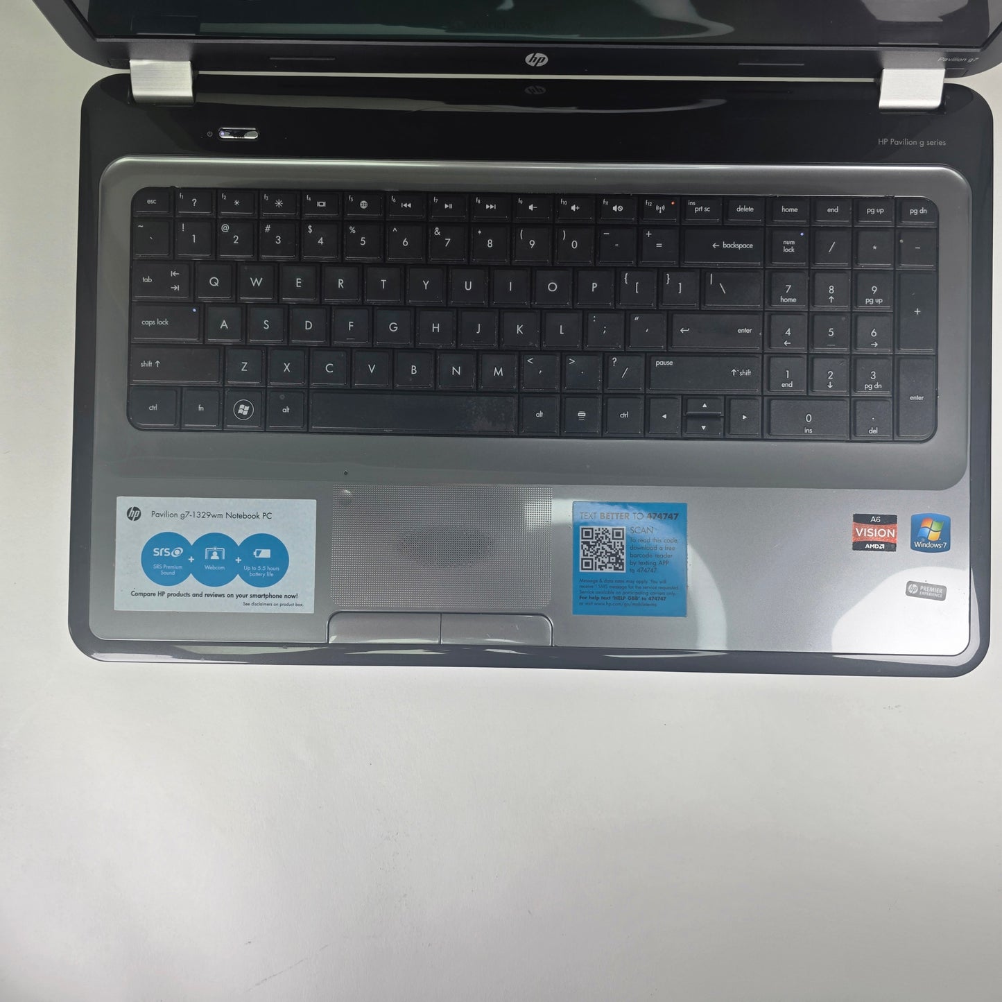 HP PAVILION G7 NOTEBOOK PC 17.3