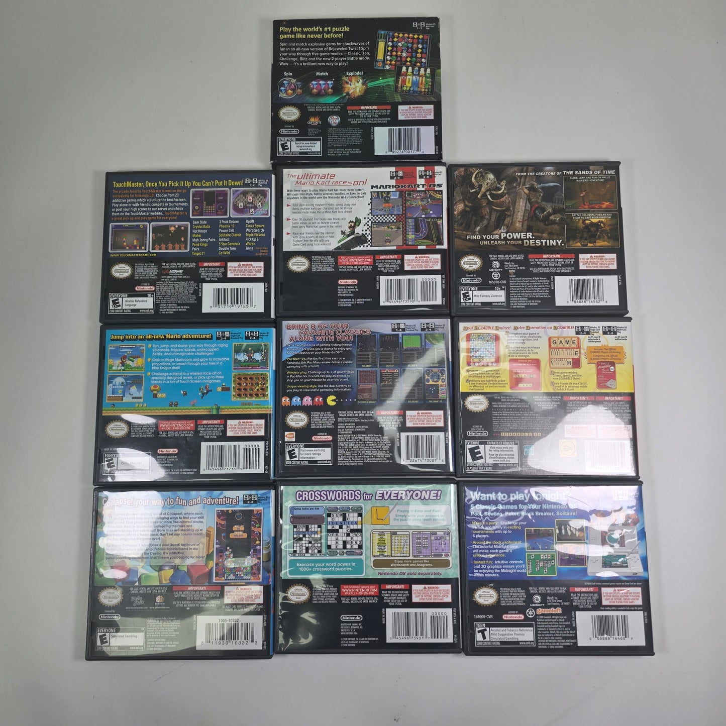 Lot of 10 Nintendo DS Games