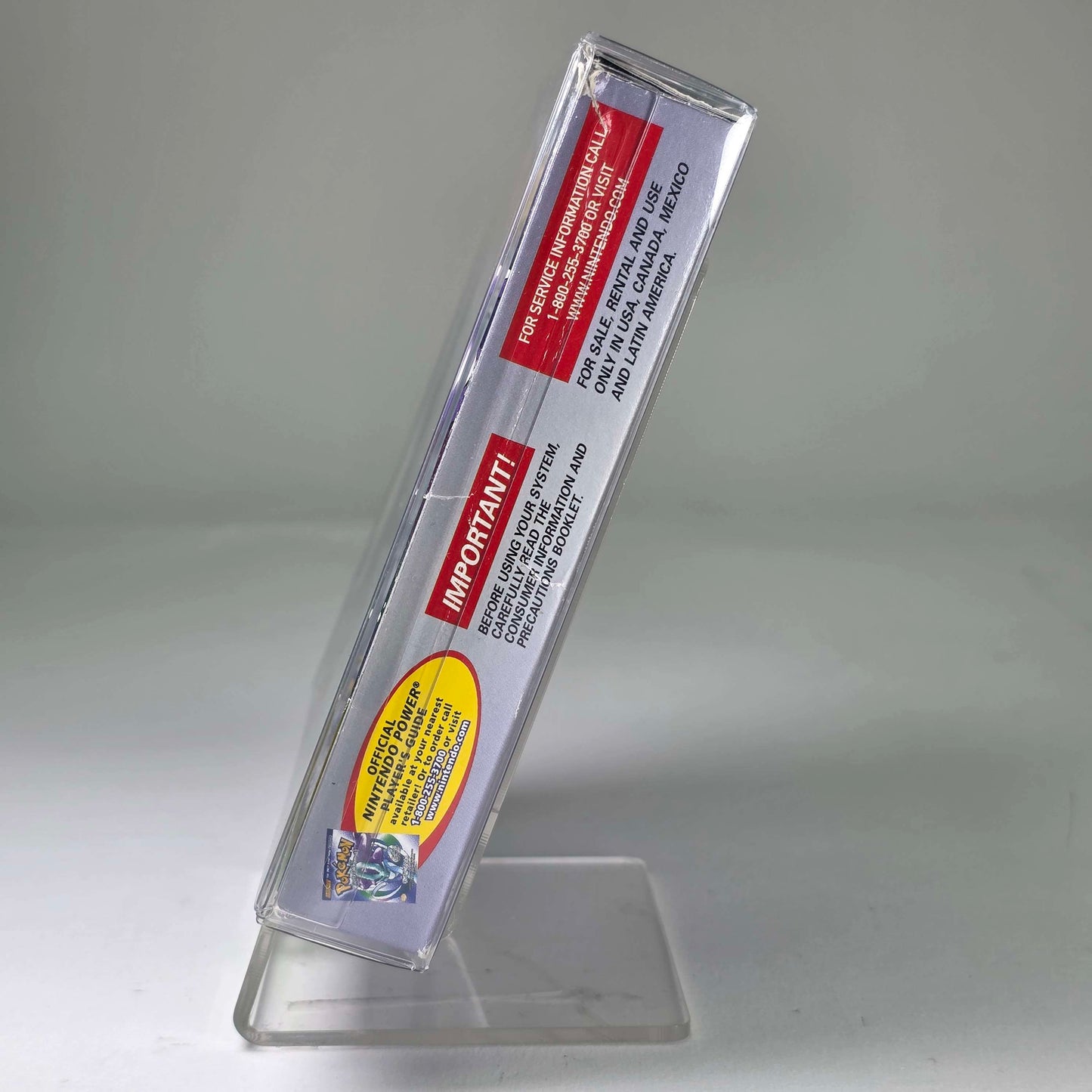 Pokemon Crystal Nintendo Game Boy Advance GBA Authentic Original Rare Mint