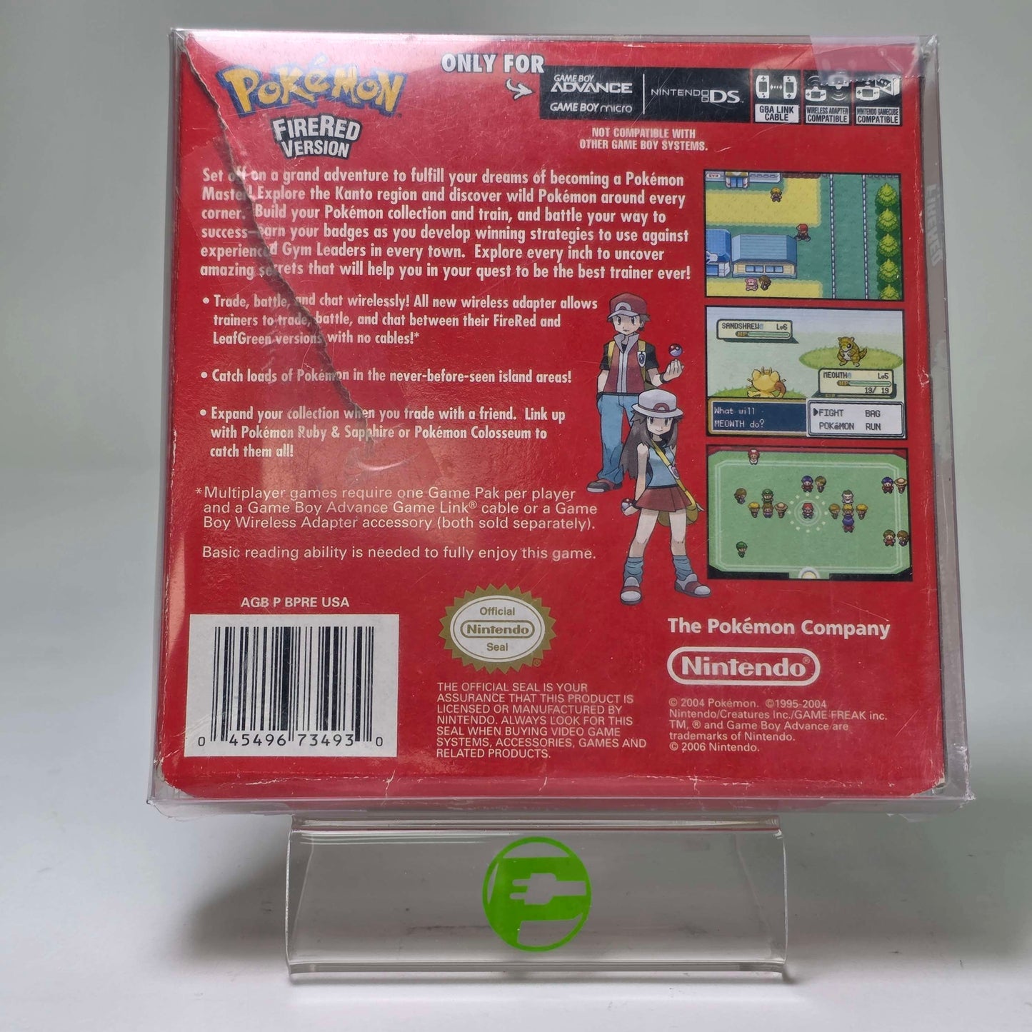 Pokemon FireRed Nintendo Game Boy Advance GBA Authentic Original Rare