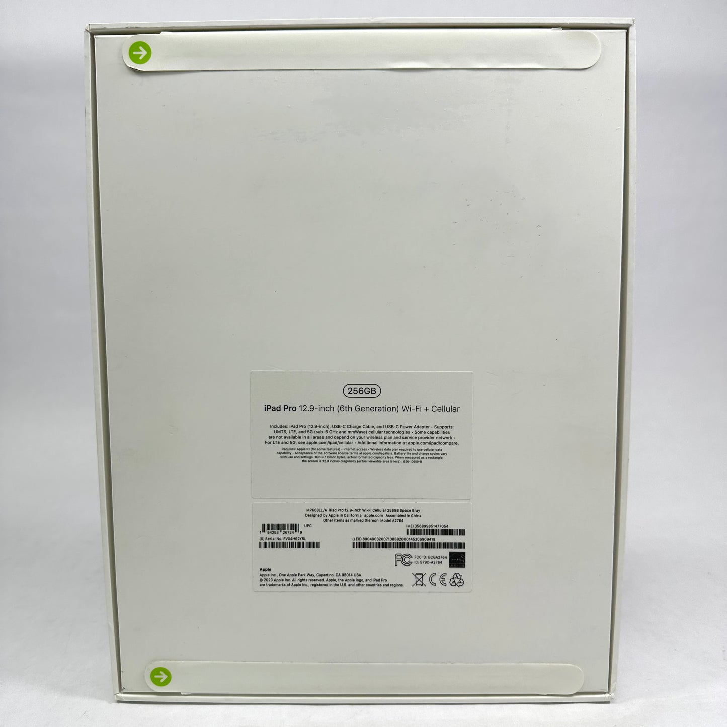 WiFi Only Apple iPad Pro 12.9" 6th Gen 256GB