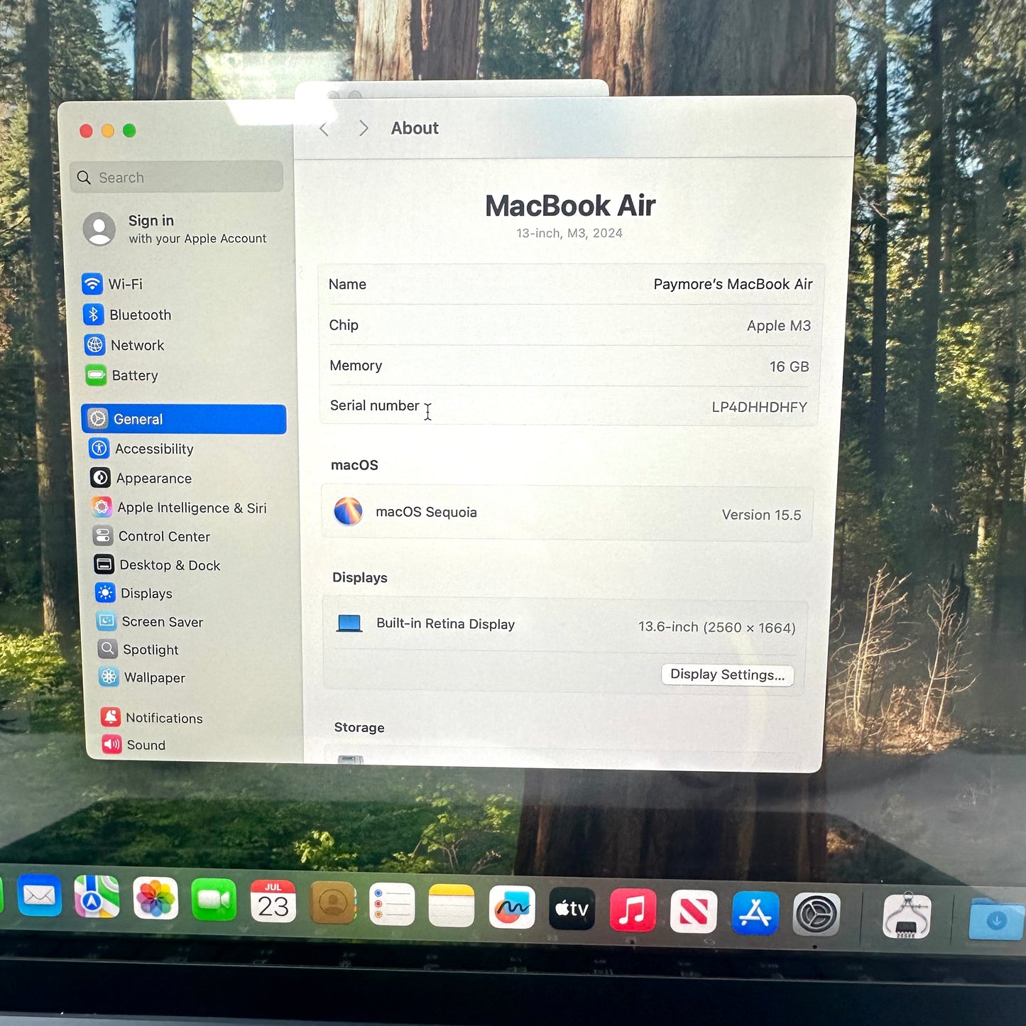 2024 Apple MacBook Air 13.6" 256GB SSD