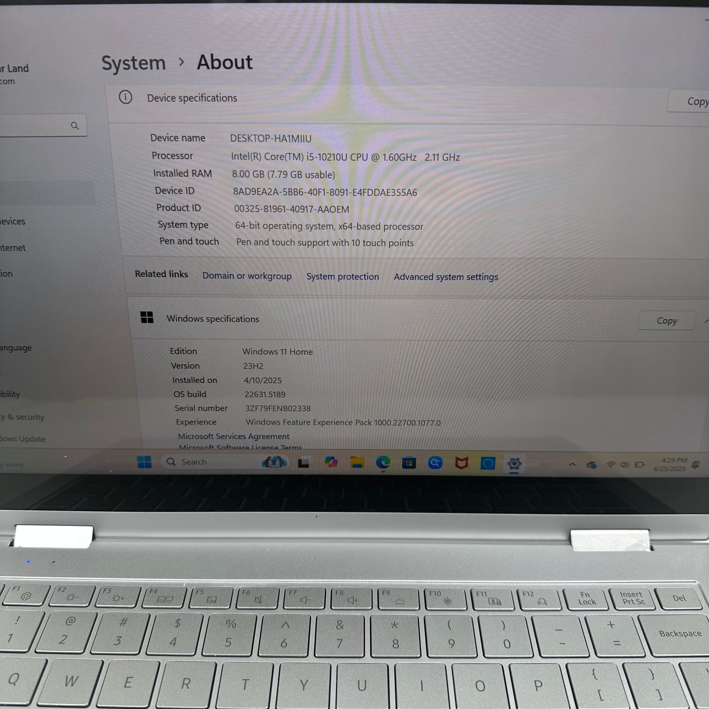 Samsung Galaxy Book Flex Alpha 730QCJ i5-10210U 8GB RAM 256GB