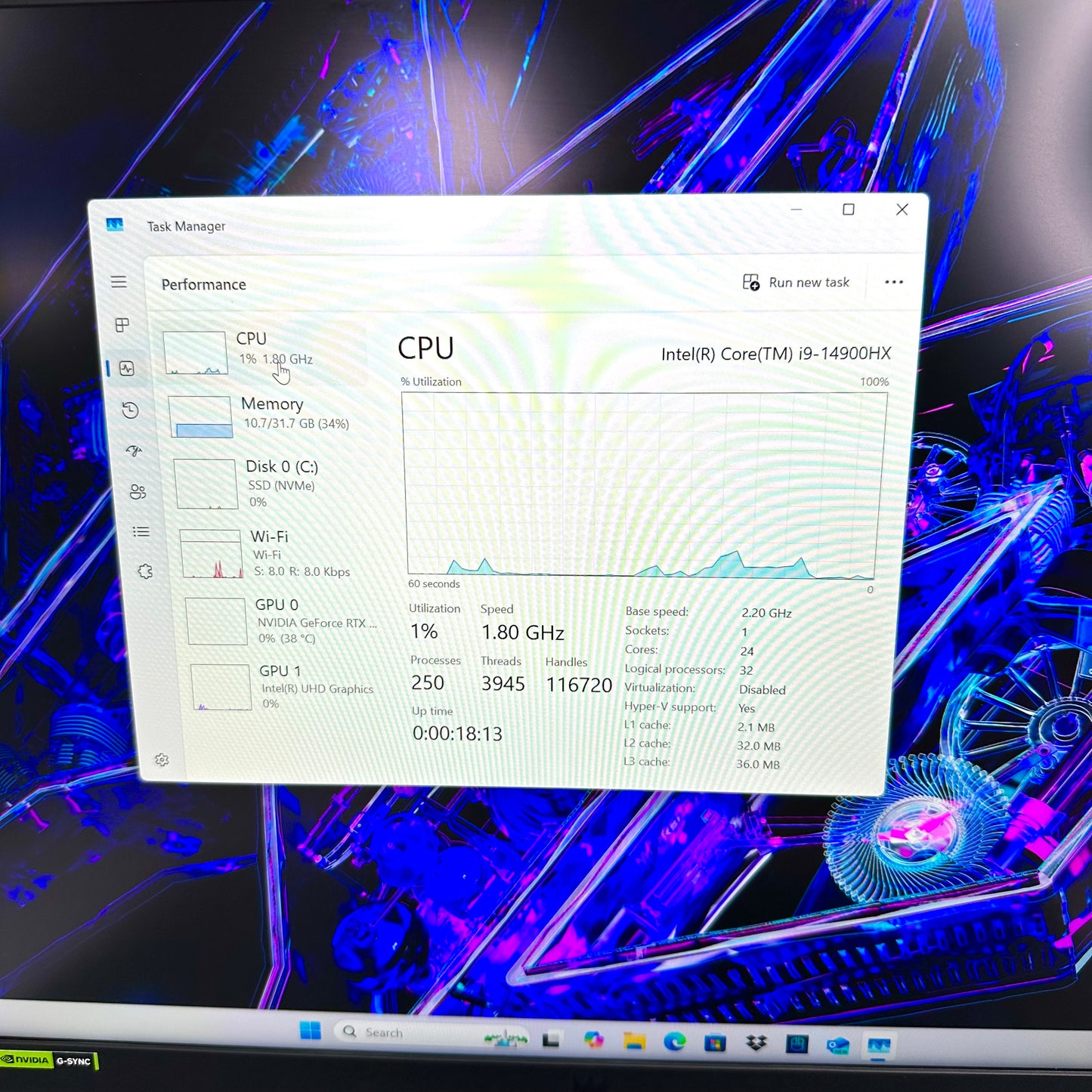 Acer Predator Helios 18 i9 32GB RAM 1TB SSD GeForce RTX 4080