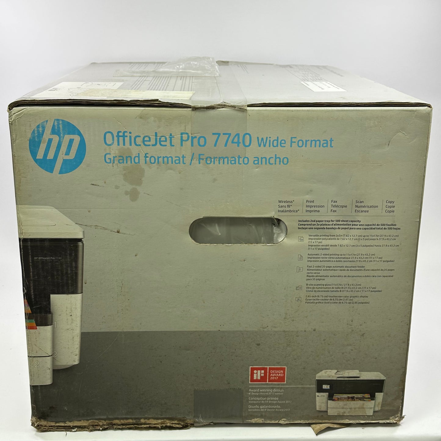 New HP OfficeJet Pro All In One InkJet Printer White 7740