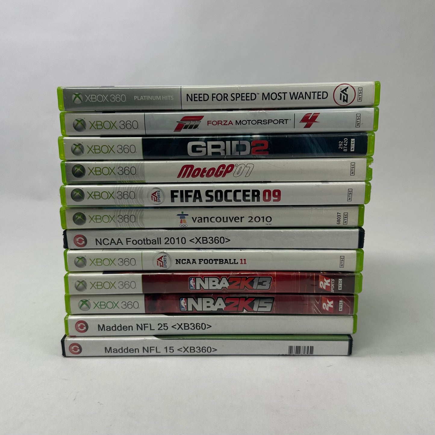 Lot of 12 Microsoft Xbox 360 Games Racing and Sports Edition