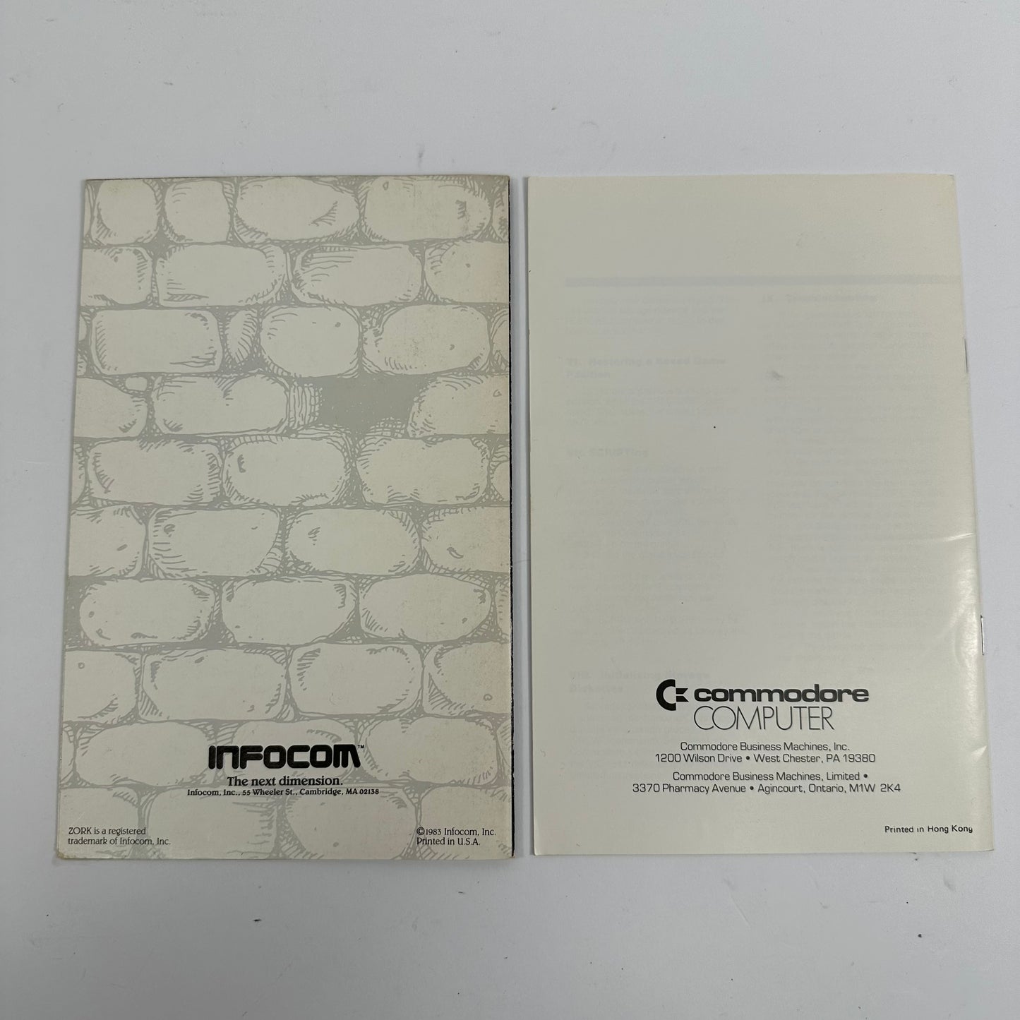 Zork II: The Wizard of Frobozz (Commodore 64, 1981)