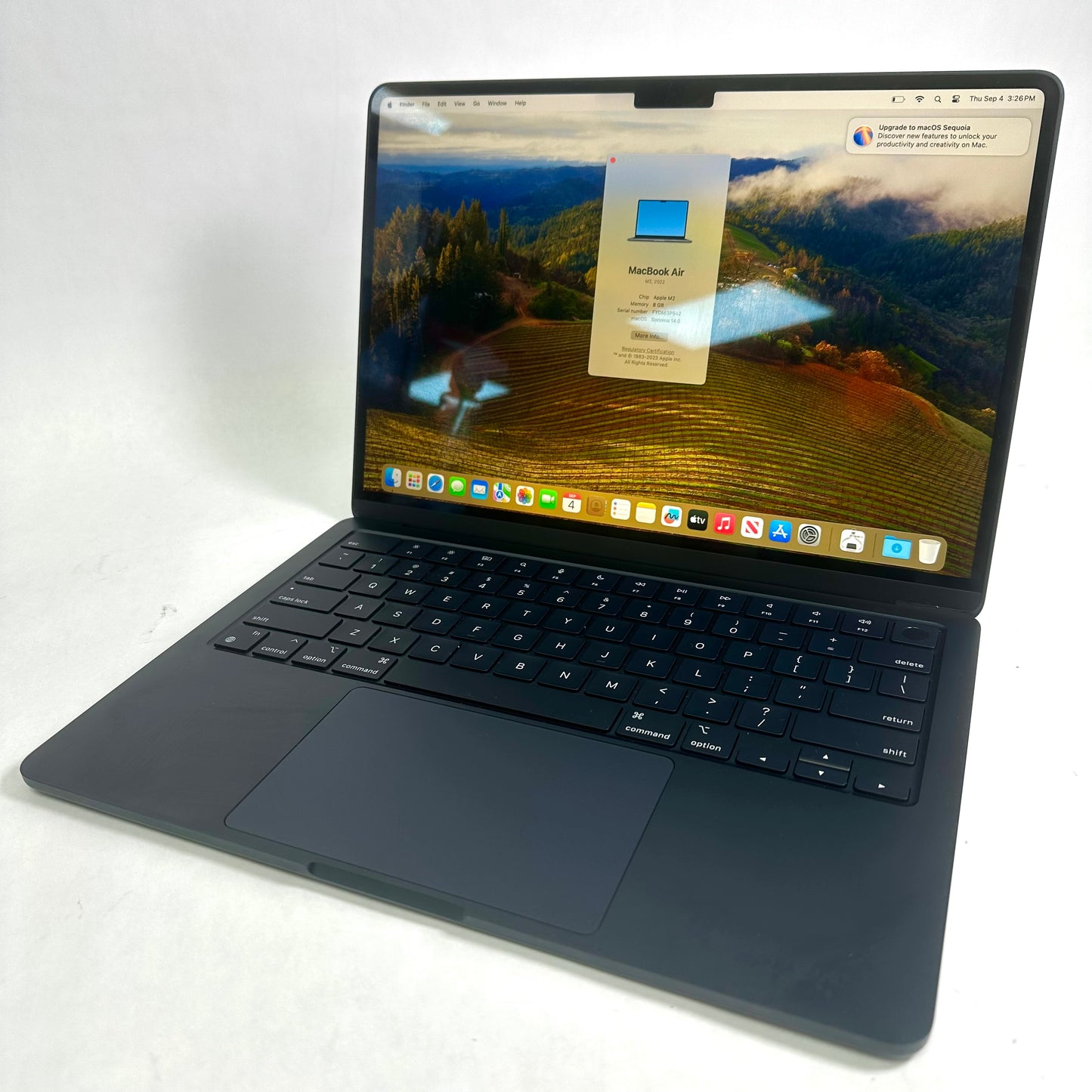 2022 Apple MacBook Air 13.6" M2 8C GPU 8GB RAM 256GB SSD