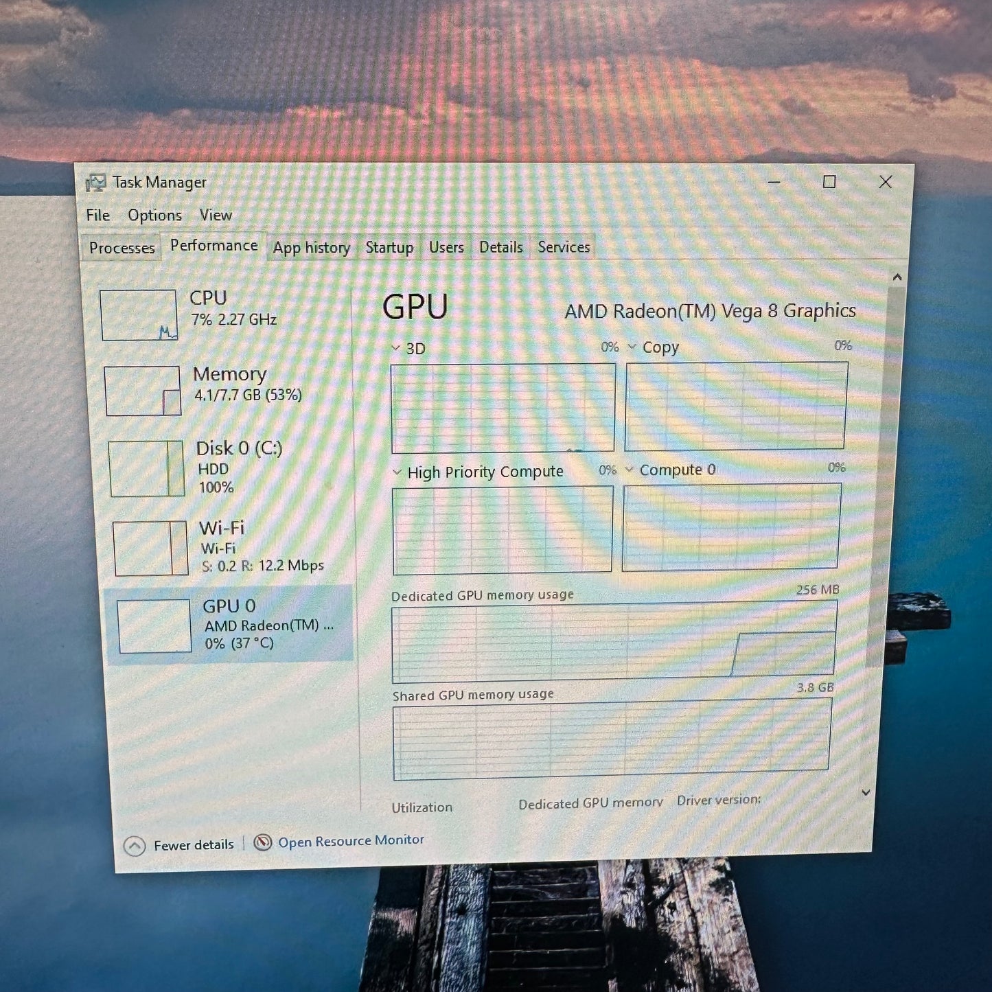 Lenovo Ideacentre AIO 520-24ARR 24" Ryzen 3 2200GE 3.20GHz 8GB RAM 1TB HDD