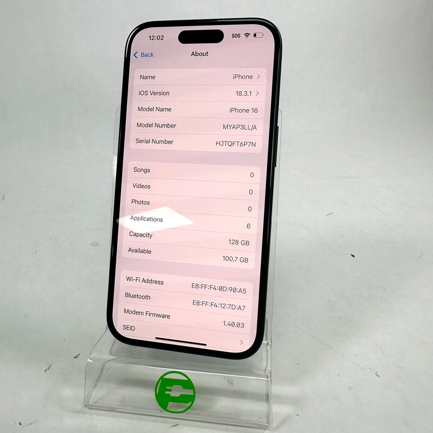 Unlocked Apple iPhone 16 eSIM 128GB