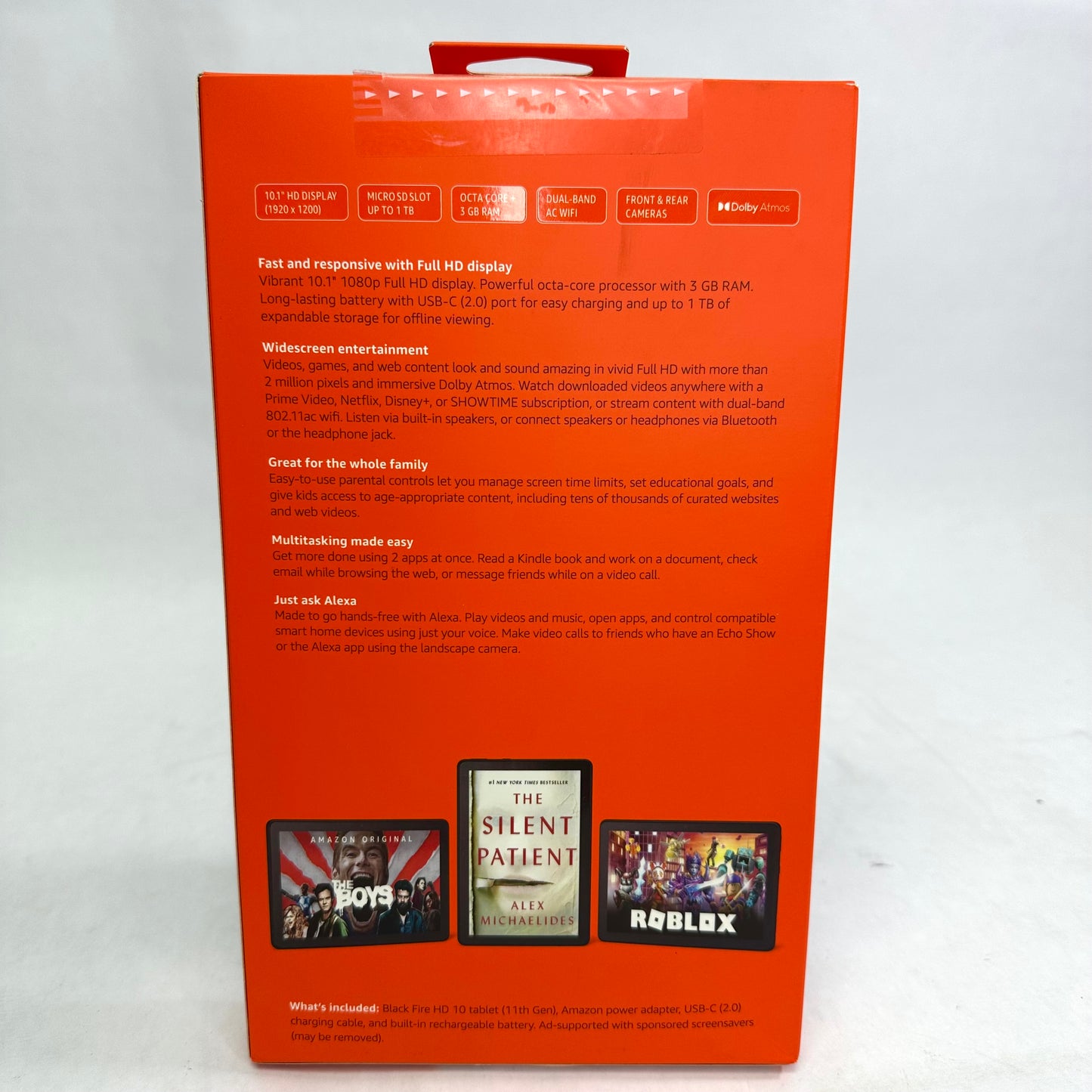New WiFi Only Amazon Kindle Fire HD 10 32GB
