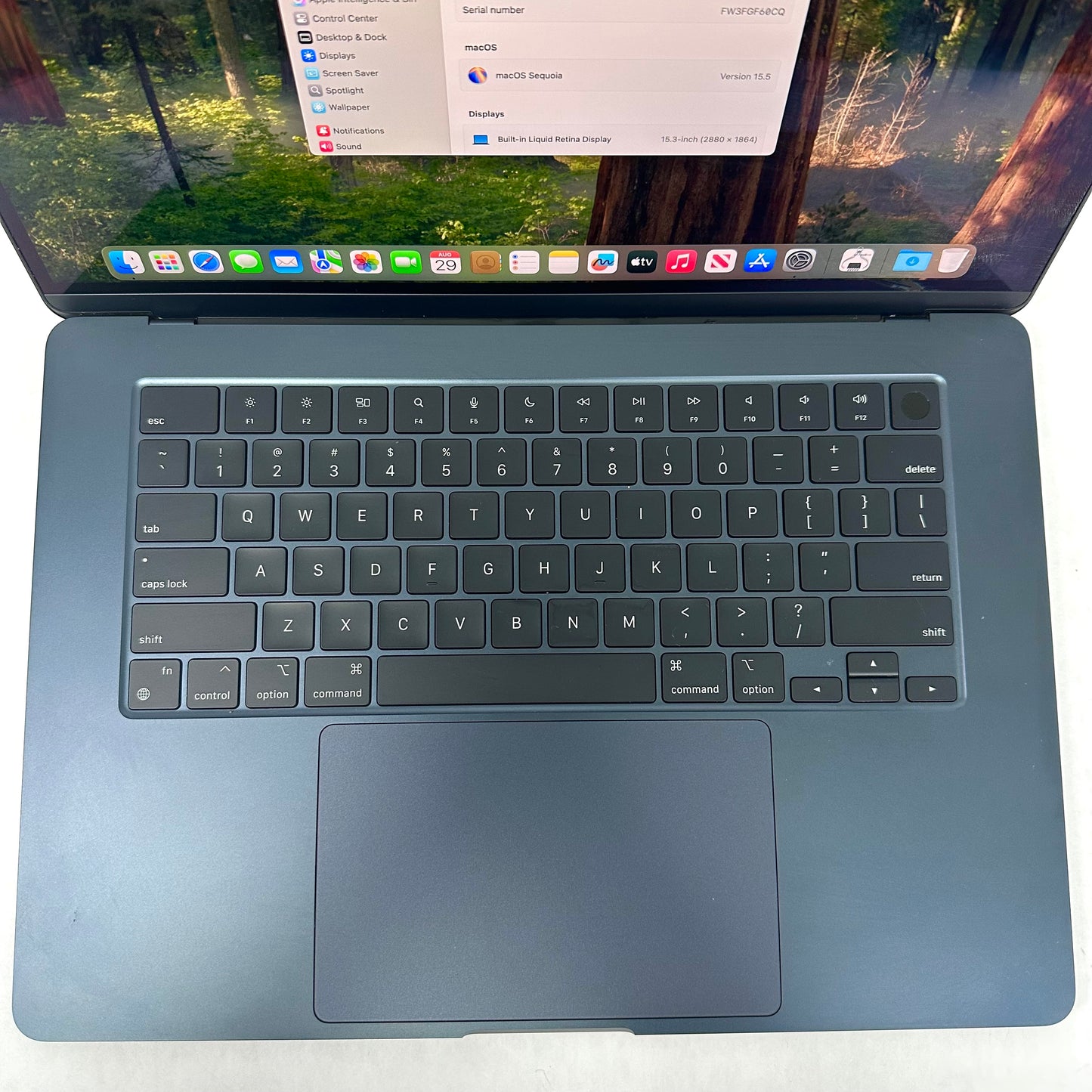 2023 Apple MacBook Air 15" M4 8GB RAM 256GB SSD