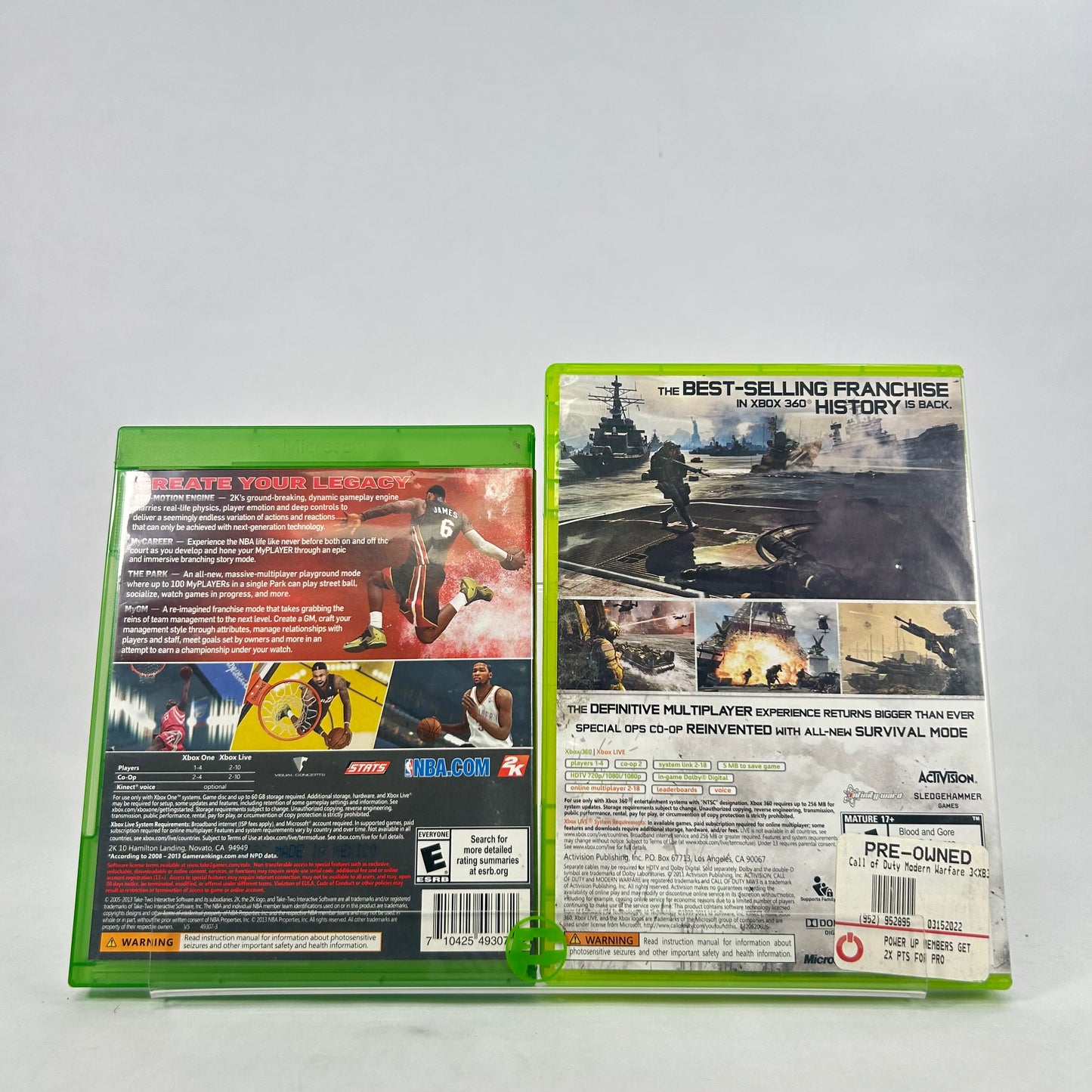 Lot of 2 Microsoft Xbox One Games