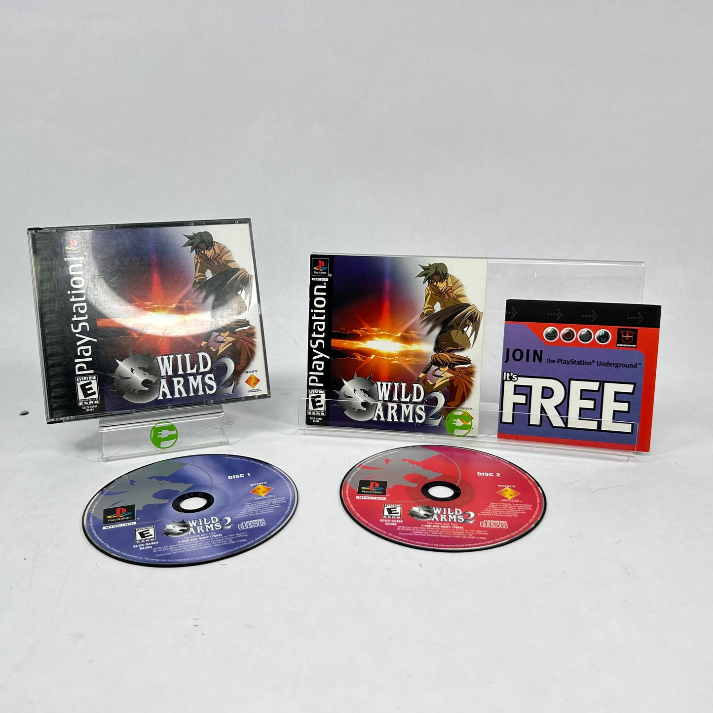 Wild Arms 2 (Sony PlayStation 1 PS1, 2000)