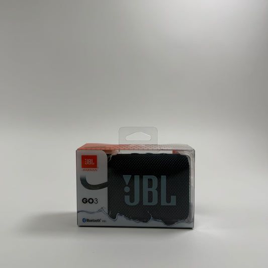 New JBL Go 3 Portable Wireless Bluetooth Speaker Blue JBLGo3BLUAM
