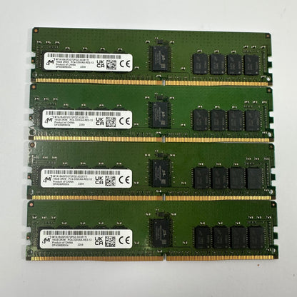 Micron PC4-3200AA 64GB (4x16GB) Server RAM DDR4 3200MHz MTA18ASF2G72PDZ-3G2E1TI