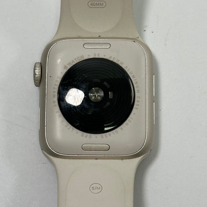 Unlocked Apple Watch SE 2nd Gen 40MM Starlight Aluminum MRFW3LL/A