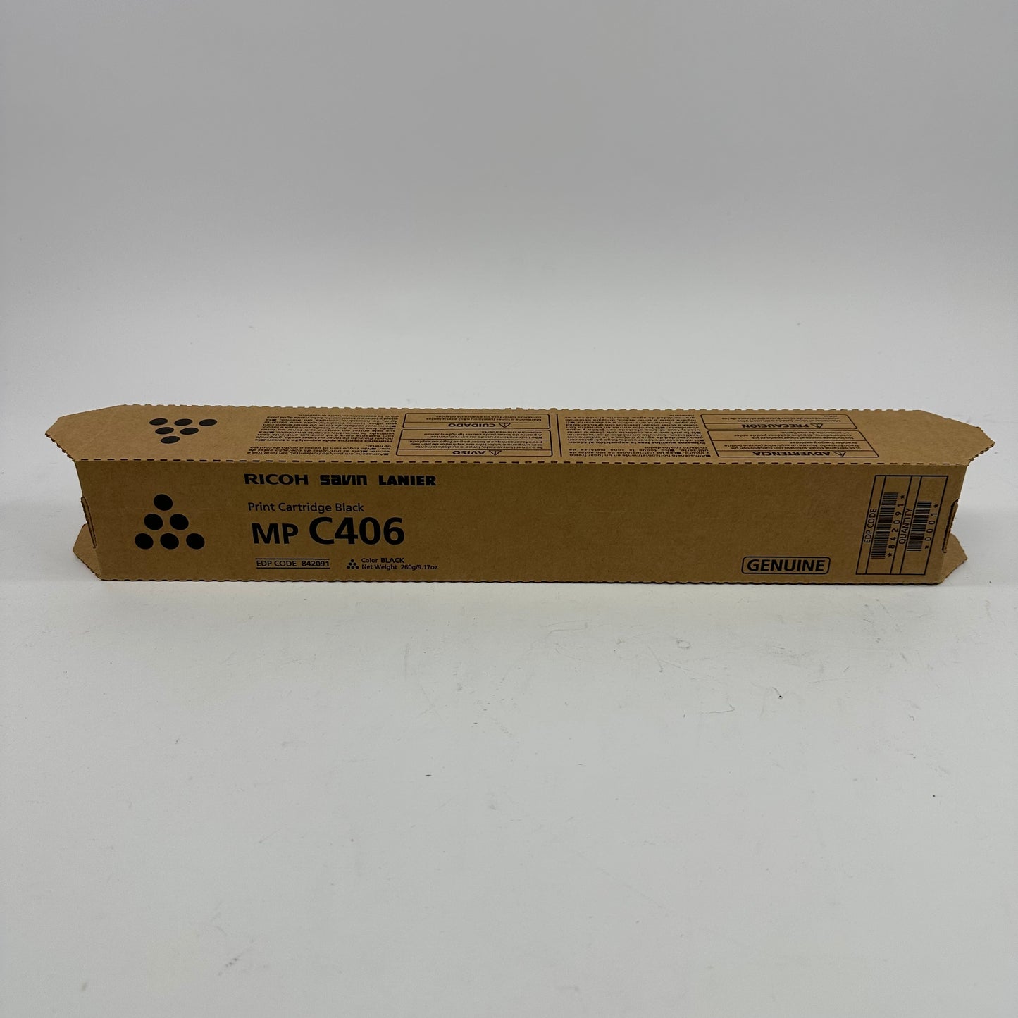New Ricoh MP C406 842091 Black Print Cartridge