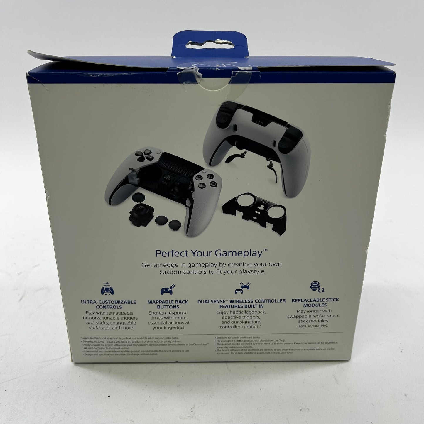 Sony Playstation 5 PS5 DualSense Edge Wireless Controller White/Black CFI-ZCP1