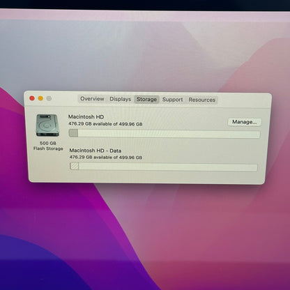 2016 Apple MacBook Pro 15" i7 2.7GHz 16GB RAM 512GB SSD Space Gray A1707