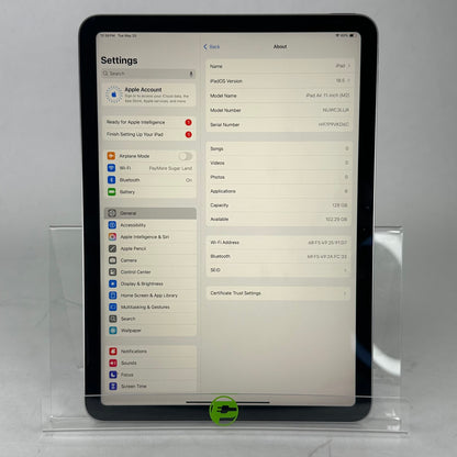 WiFi Only Apple iPad Air 11" M2 128GB