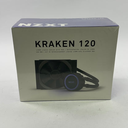 New NZXT Kraken 120 CPU Liquid Cooler (AIO) RL-KR120-B1