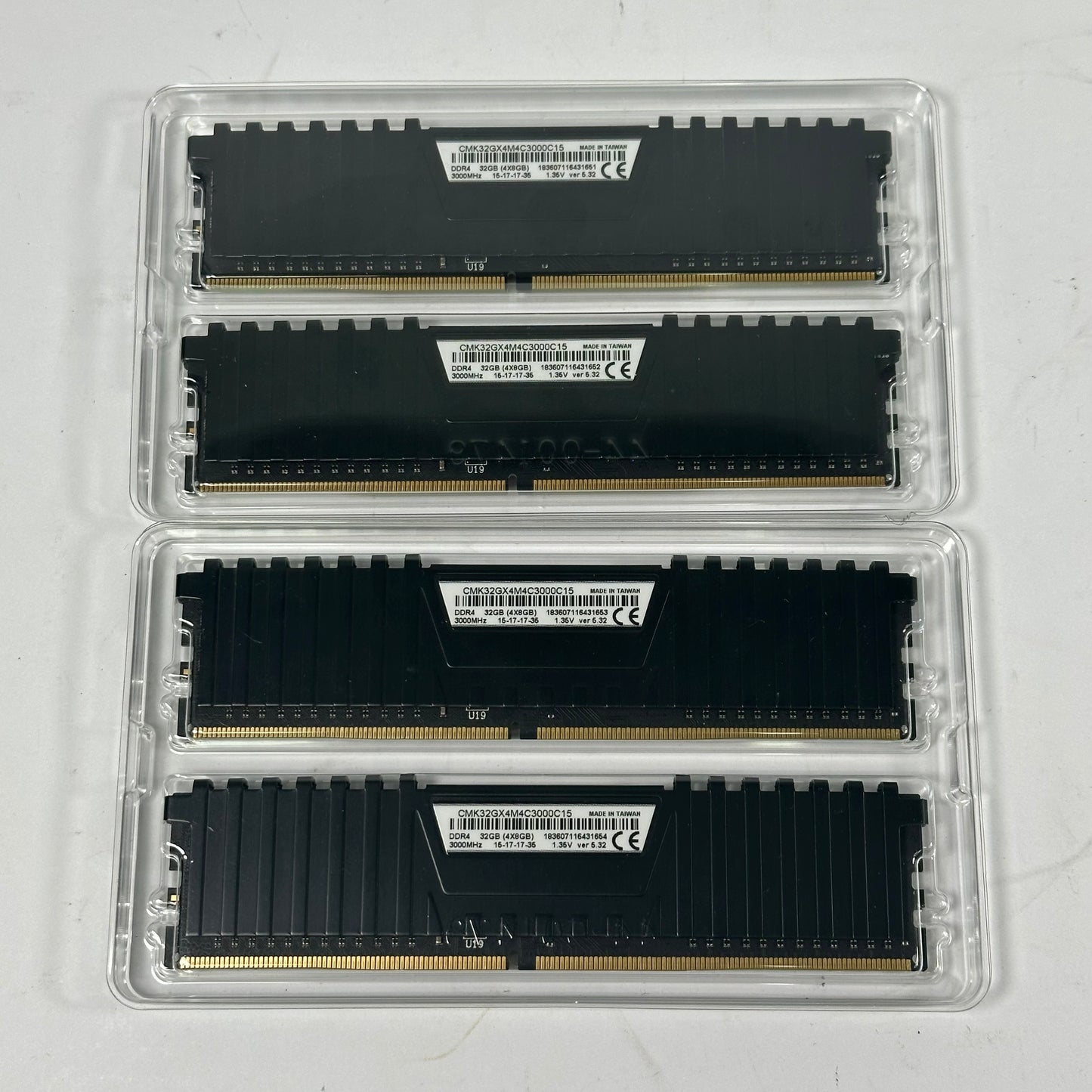 Corsair Vengeance LPX 32GB (4x8GB) RAM DDR4 3000MHz CMK32GX4M4C3000C15