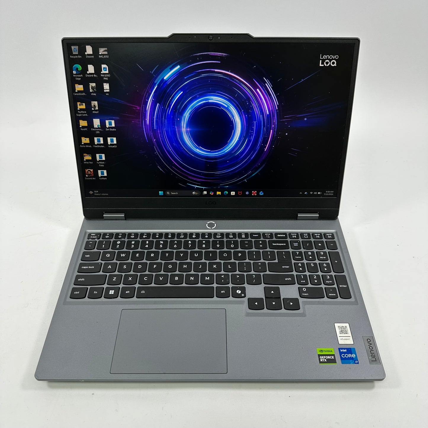 Lenovo LOQ 15 15IRX10 15.6" i7-13650HX 32GB RAM 1TB 512GB SSDs GeForce RTX 5060