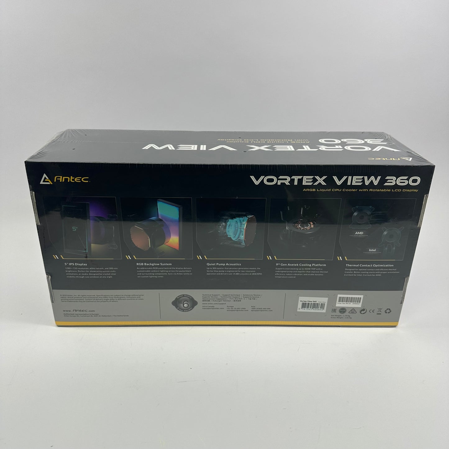 New Antec Vortex View 360 ARGB Liquid CPU Cooler