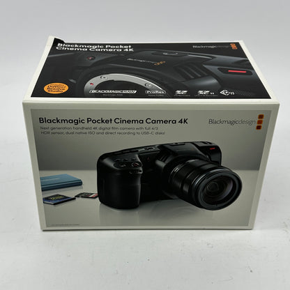 Blackmagic Design Pocket Cinema Camera 4K Micro Four Thirds 4/3 Mount