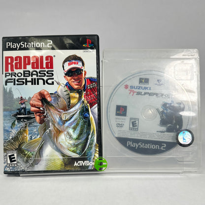 Lot of 2 Sony PlayStation 2 PS2 Games Racin N Fishin Edition