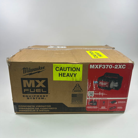 New Milwaukee MXF370-2XC 72V MX Fuel Concrete Vibrator Kit