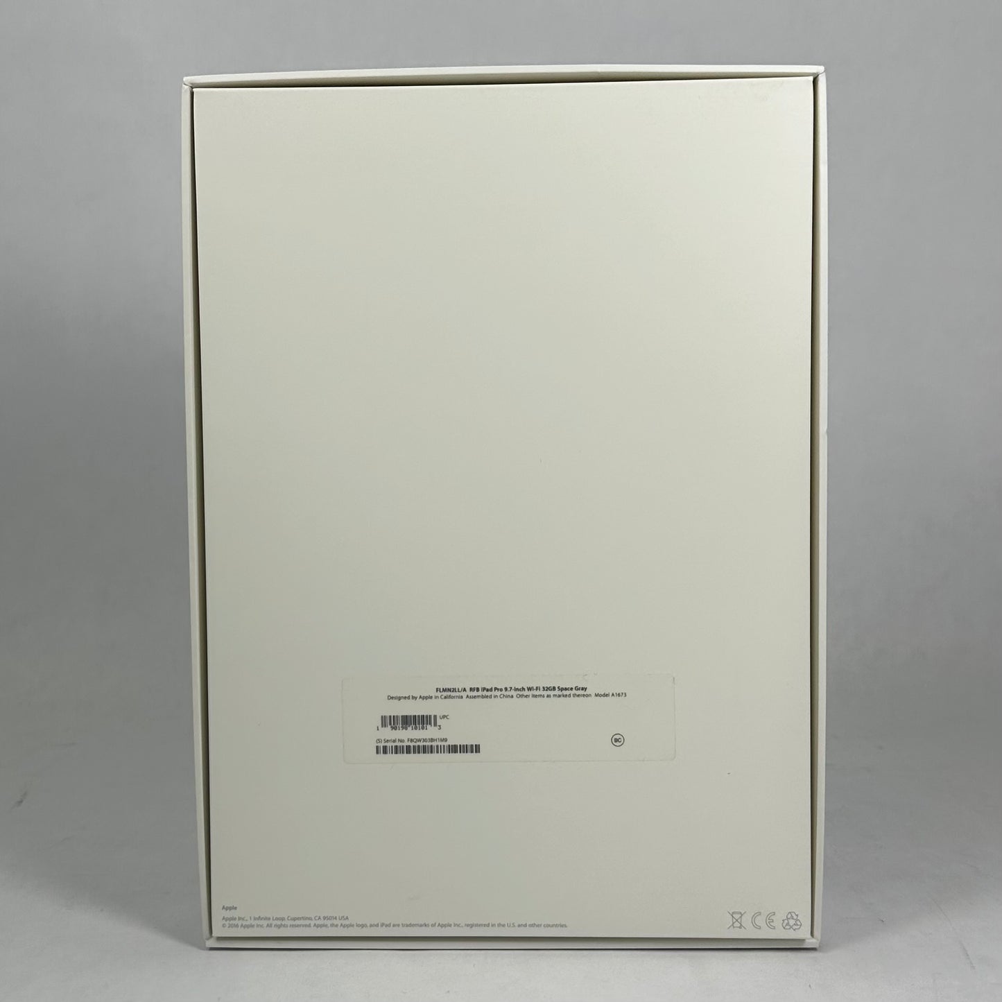 WiFi Only Apple iPad Pro 9.7" Space Gray 32GB