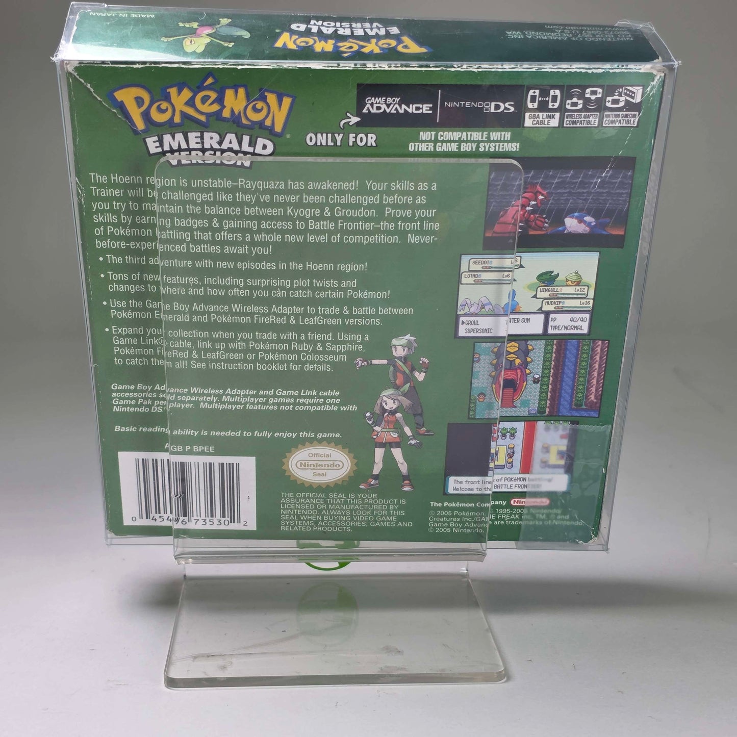 Pokemon Emerald Nintendo Game Boy Advance GBA CIB Authentic Original Rare Mint
