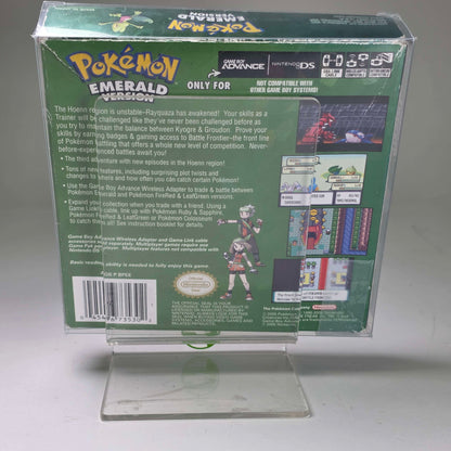 Pokemon Emerald Nintendo Game Boy Advance GBA CIB Authentic Original Rare Mint