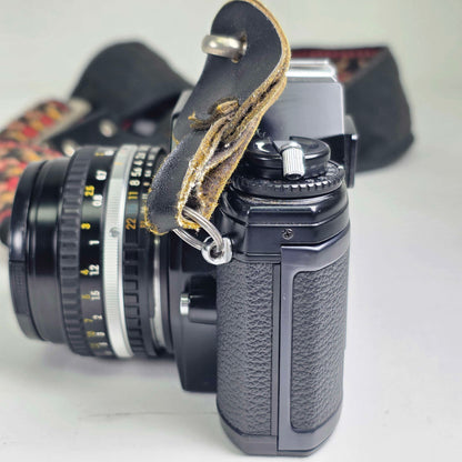 Nikon EM 35MM Film Camera + 50MM F.1 Lens Japan