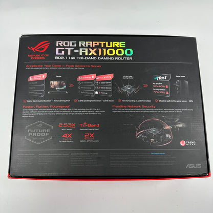 ASUS ROG Rapture Tri Band WiFi 6 GT-AX11000 Gaming Router