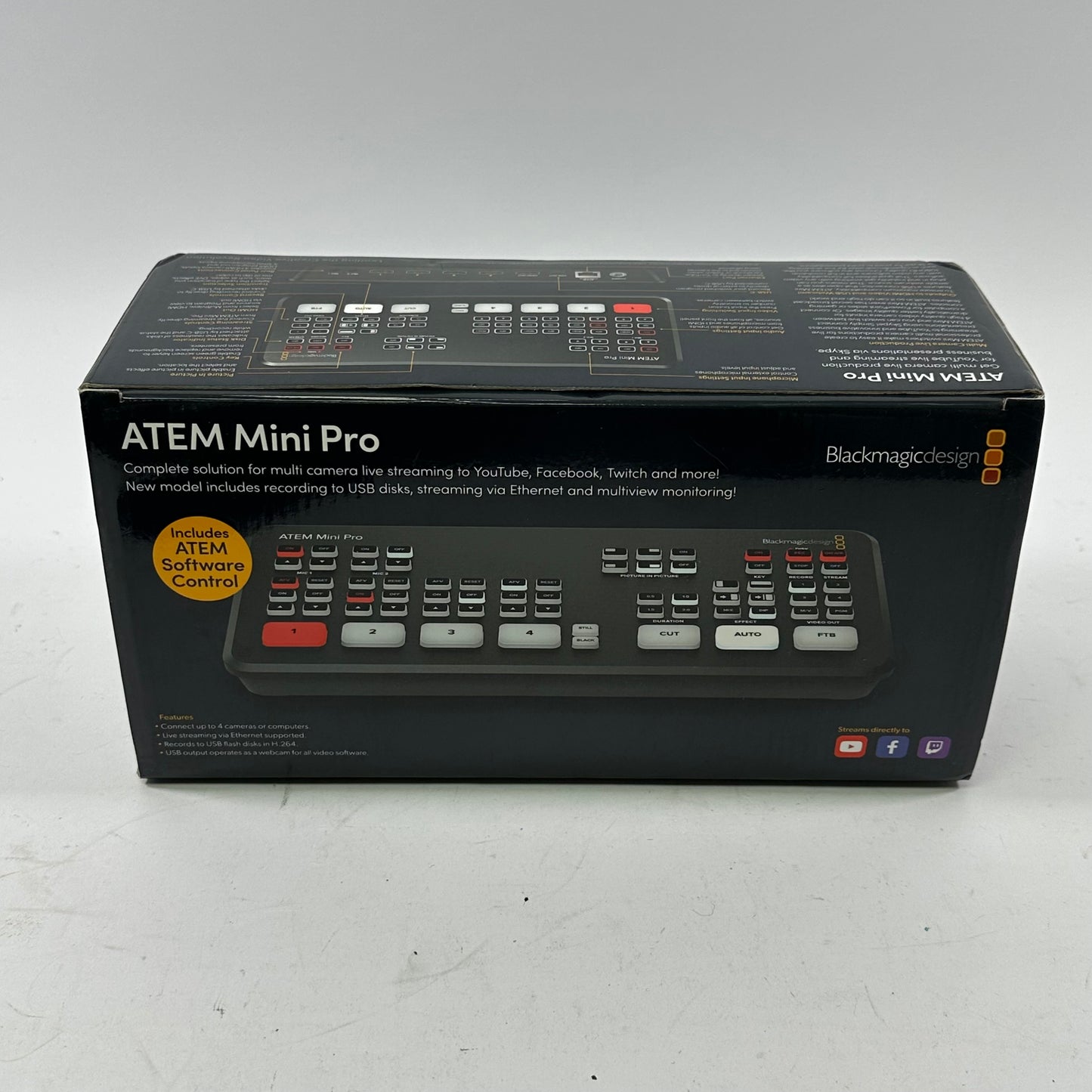 Blackmagic Design ATEM Mini Pro HDMI Live Stream Switcher