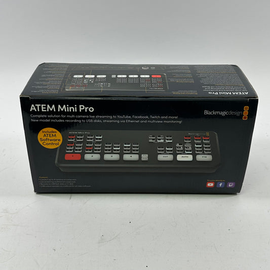 Blackmagic Design ATEM Mini Pro HDMI Live Stream Switcher