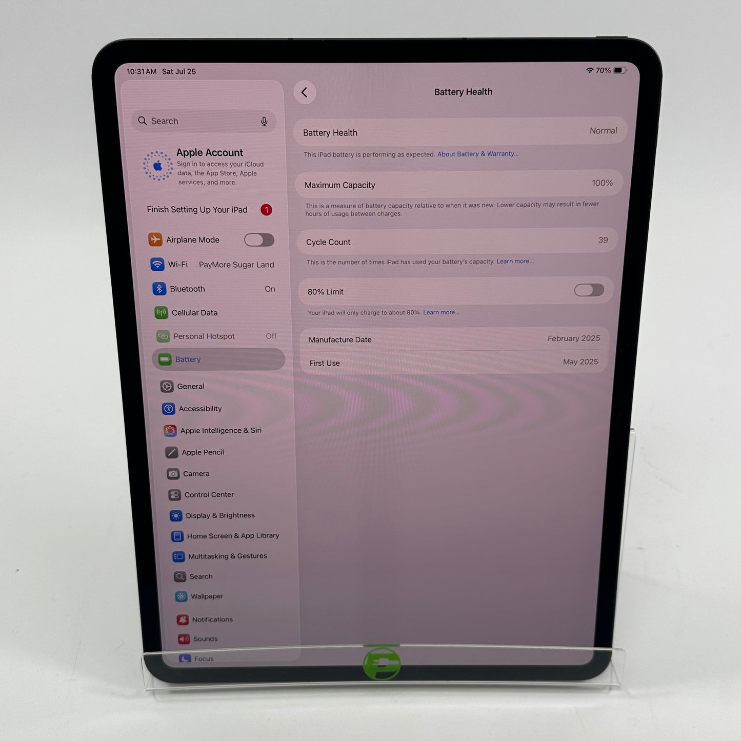 Factory Unlocked Apple iPad Pro 13" M4 256GB Space Black MVXR3LL/A
