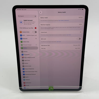 Factory Unlocked Apple iPad Pro 13" M4 256GB Space Black MVXR3LL/A