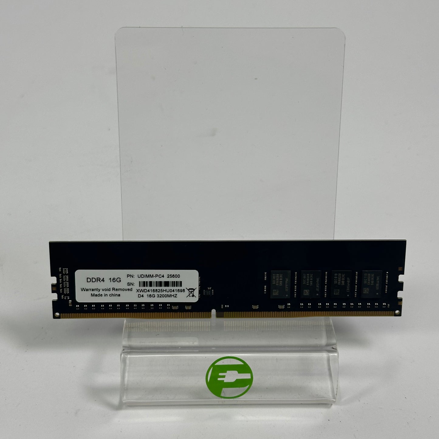 Unbranded UDIMM-PC4-25600 16GB (1x16GB) RAM DDR4 3200MHz