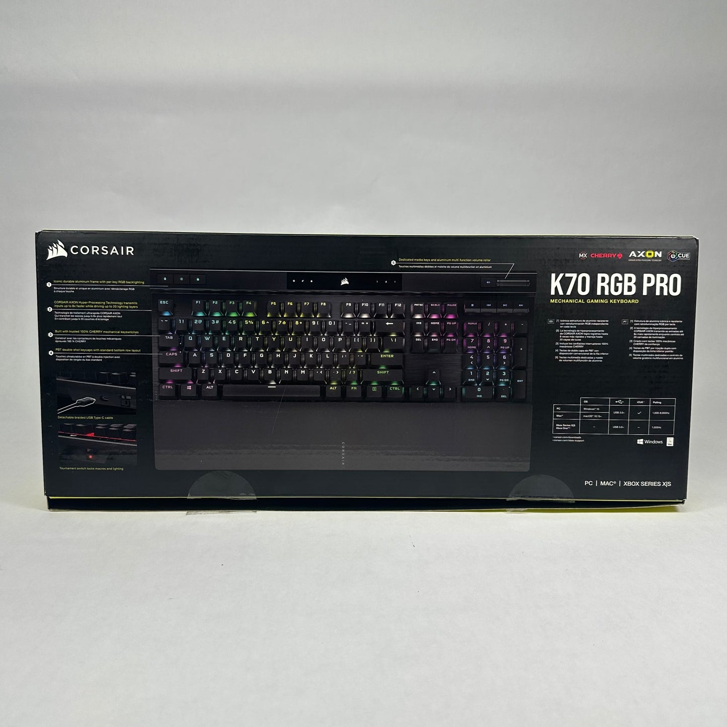 CORSAIR K70 RGB PRO Mechanical Gaming Keyboard CH-9109414-NA