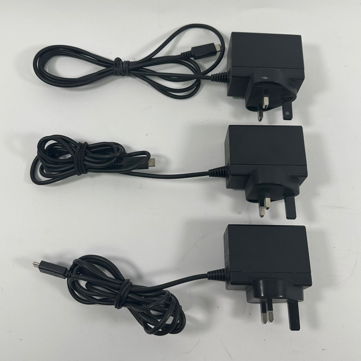 Lot of 3 Nintendo Switch AC Adaptor Chargers HAC-002(UKV)