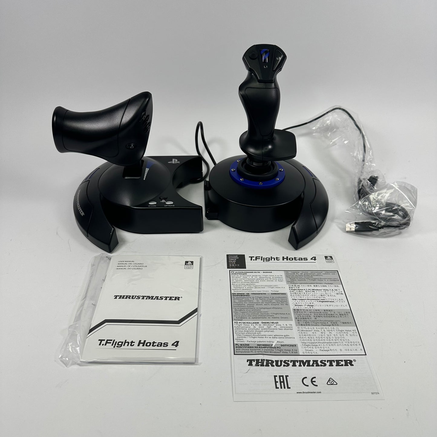 Thrustmaster T.Flight Hotas 4 Black 4169085 for PS4 PS5 PC