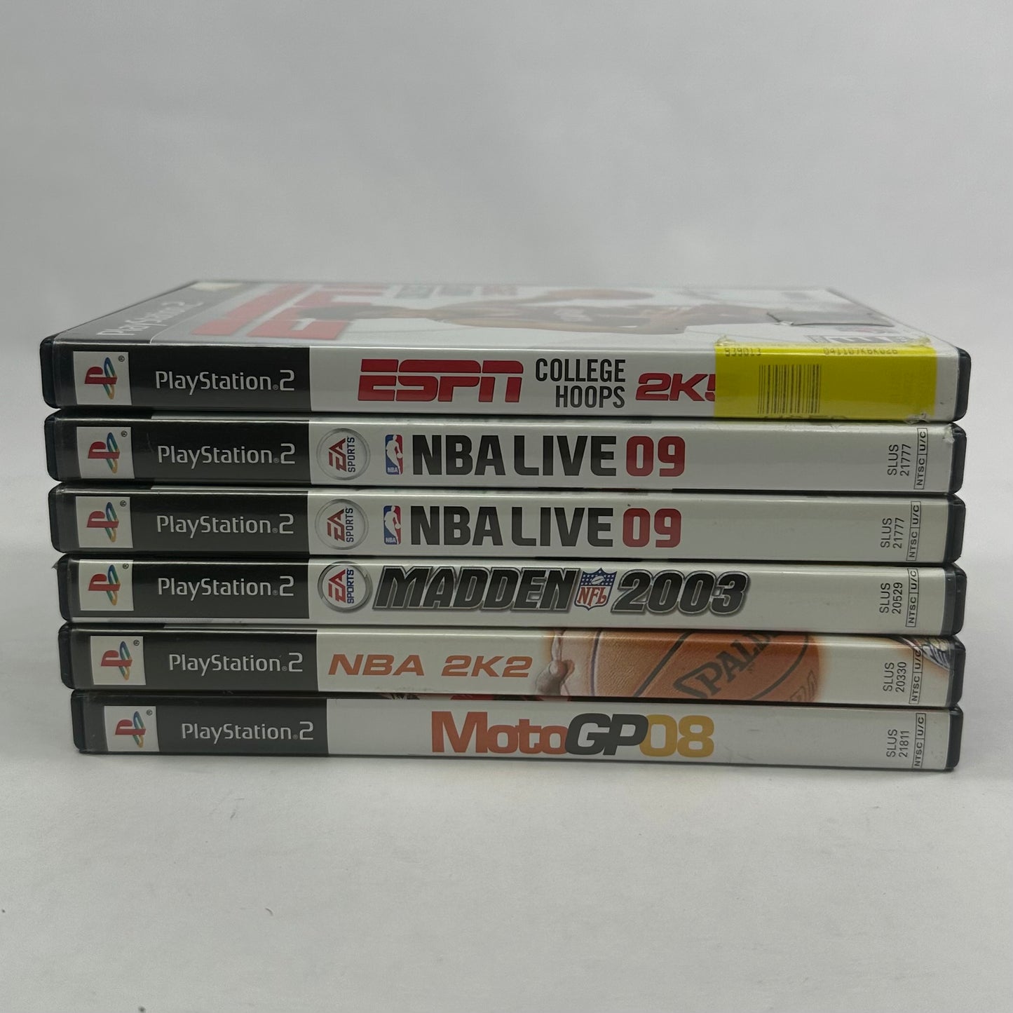 Lot of 6 Sony PlayStation 2 PS2 Games Sports Edition