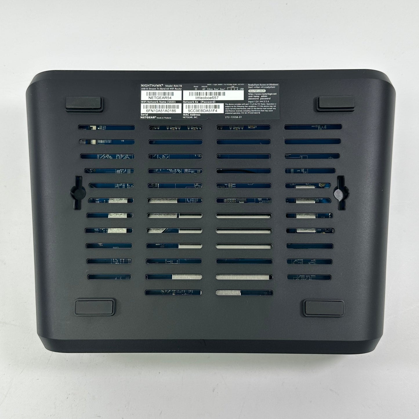 NETGEAR Nighthawk Tri Band WiFi 6 AX6200 8-Stream Wifi Router