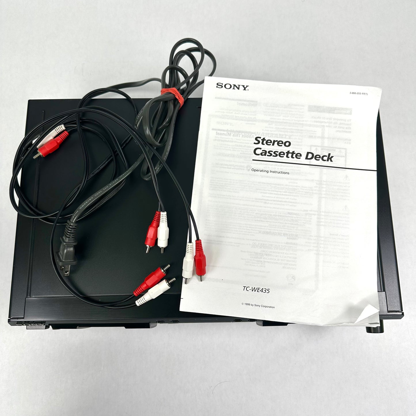 Broken Sony Stereo Cassette Deck  TC-WE435 No Power