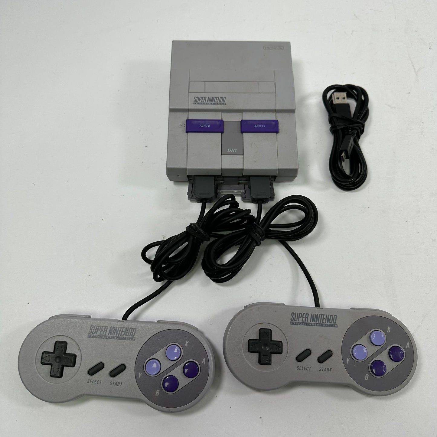 Super Nintendo SNES Classic Edition Console Gaming System CLV-201 Gray